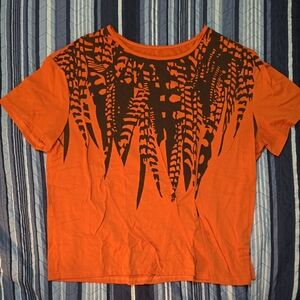 SHEIN Orange Curve 1XL Crew Neck Tee